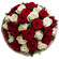 букет из красных и белых роз. Сингапур